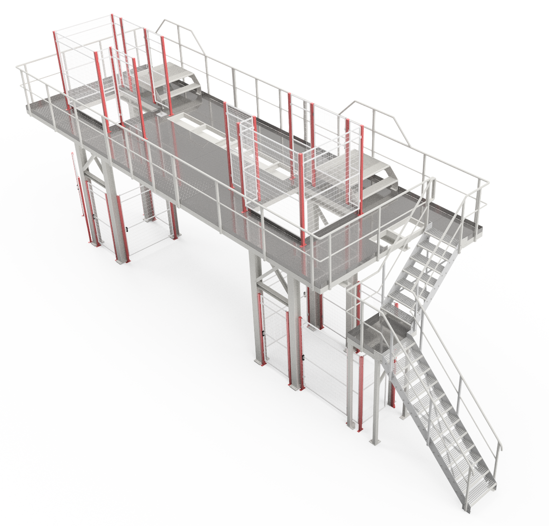 Steel Mezzanine Platforms